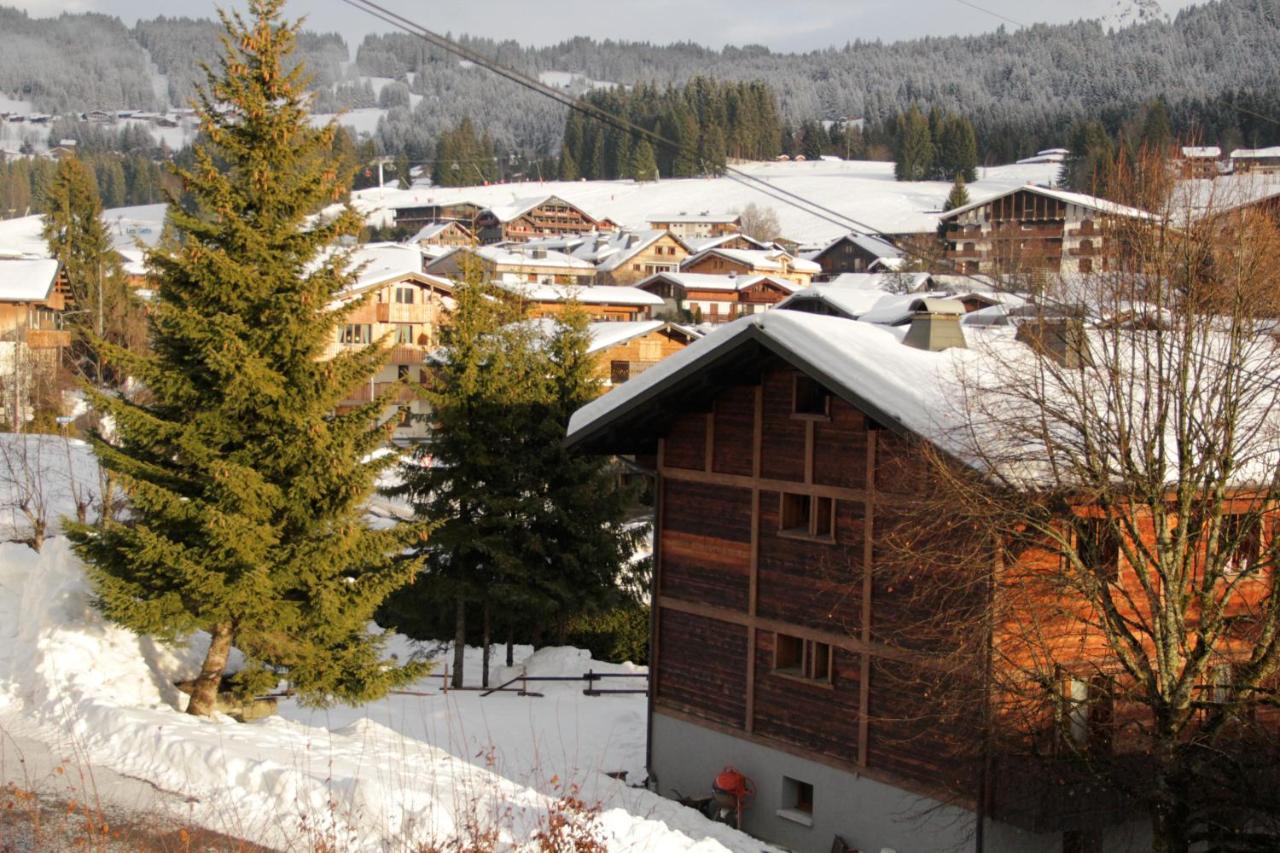Bel App Aux Gets 10Mn Centre Ski Parking Tennis Prive Les Gets Kültér fotó