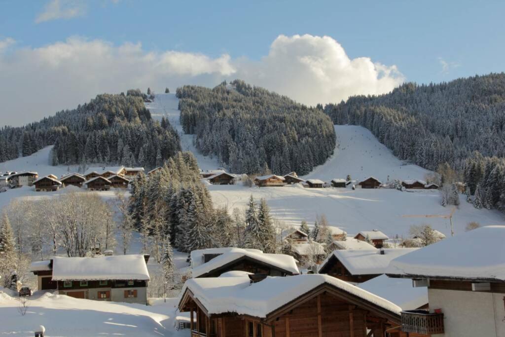 Bel App Aux Gets 10Mn Centre Ski Parking Tennis Prive Les Gets Kültér fotó